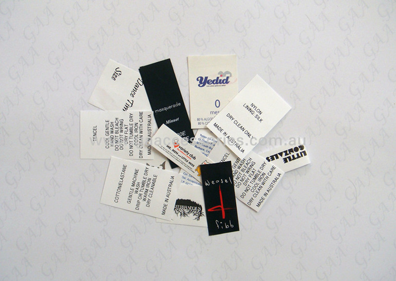 printed labels gang apparel